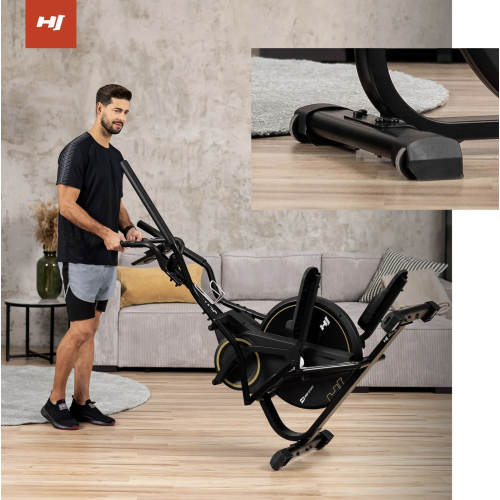 Орбитрек  Hop-Sport HS-450B Dynamic Black/Gold - фото №5